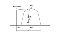 Outwell Milestone Dash Drive Away Awning -Outlet Camping Store 111099 milestone dash drawing other5