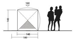 Outwell Beach Shelter Compton (2023) -Outlet Camping Store 111230 beach shelter compton drawing other5