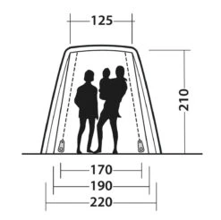 Outwell Sandcrest S Awning -Outlet Camping Store 111241 sandcrest s drawing other4