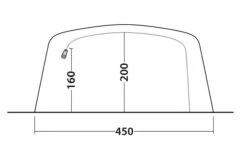 Outwell Queensdale 8PA Tent (2023) -Outlet Camping Store 111270 queensdale 8pa drawing other5