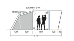 Outwell Springville 4SA Tent (2023) -Outlet Camping Store 111275 springville 4sa drawing other4