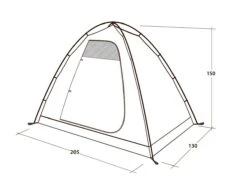 Outwell Free Standing Inner -Outlet Camping Store 111289 free standing inner drawing perspective2