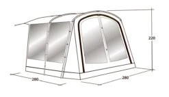 Outwell Universal Awning Size 1 (2022) -Outlet Camping Store 111290 universal awning size 1 drawing perspective2
