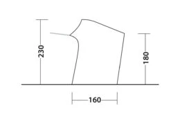 Outwell Lounge Tent Connector L (2023) -Outlet Camping Store 111341 lounge tent connector l drawing other4