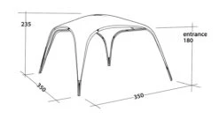Outwell Event Lounge L 3.5m (2023) -Outlet Camping Store 111359 event lounge l drawing perspective2