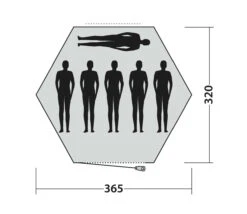 Easy Camp Moonlight Yurt Tent -Outlet Camping Store 120382 moonlight yurt drawing floorplan3