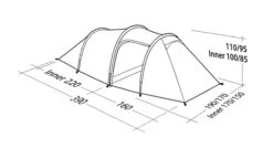 Robens Pioneer 3EX Tent (2022) -Outlet Camping Store 130275 pioneer 3ex drawing perspective2