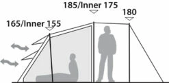 Robens Double Dreamer 4 Tent (2023) -Outlet Camping Store 130278 double dreamer 4 drawing other4