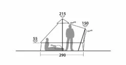 Robens Klondike S Tipi Tent (2022) -Outlet Camping Store 130307 klondike s drawing other28
