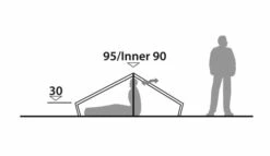 Robens Chaser 1 Tent (2022) -Outlet Camping Store 130315 chaser 1 drawing other26
