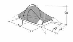 Robens Chaser 1 Tent (2022) -Outlet Camping Store 130315 chaser 1 drawing other27