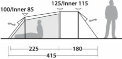 Robens Nordic Lynx 4 Tent (2022) -Outlet Camping Store 130324 nordic lynx 4 drawing other4