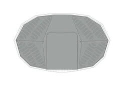 Robens Klondike Twin Footprint -Outlet Camping Store 190082 footprint klondike twin drawing perspective2