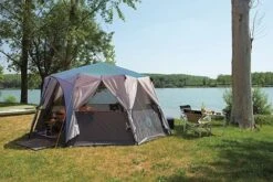 Coleman Cortes Octagon 8 Tent -Outlet Camping Store 2000030279 cortes octagon blue lif 4