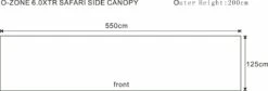 Outdoor Revolution O-Zone 6.0xtr Safari Side Sun Wing -Outlet Camping Store 20190813canopy 1