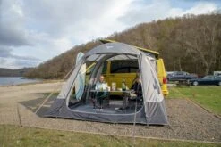 Vango Airbeam Vango Kela V Low AirAway Awning (2022) -Outlet Camping Store 2020 vango lifestyle awning kela 02
