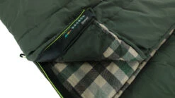 Outwell Camper Lux Double Sleeping Bag - Forest Green (2023) -Outlet Camping Store 230394 camper lux double feature photo6