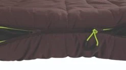 Outwell Camper Supreme "L" Sleeping Bag -Outlet Camping Store 230395 camper supreme left side zipper feature photo10