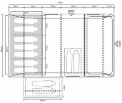 Outdoor Revolution Airedale 7.0SE Tent Bundle (2023) -Outlet Camping Store 7se fp 10