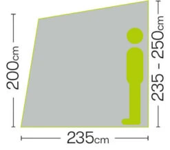 Quest Falcon 220 Poled Porch Caravan Awning (2022) -Outlet Camping Store a3500 6 midsize