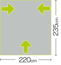 Quest Falcon 220 Poled Porch Caravan Awning (2022) -Outlet Camping Store a3500 7 midsize