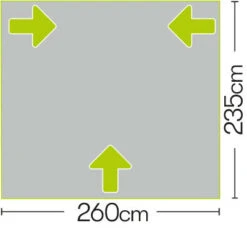 Quest Falcon 260 Poled Porch Caravan Awning (2022) -Outlet Camping Store a3501 7 midsize