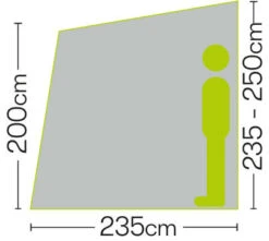 Quest Falcon Air 390 Porch Awning (2022) -Outlet Camping Store a3503a 6 midsize