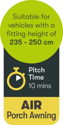 Quest Falcon Air 390 Porch Awning (2022) -Outlet Camping Store a3503a 9 midsize