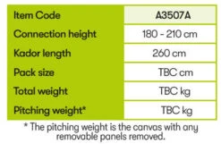 Quest Falcon Air 300 Drive Away Awning Low (180-120cm) (2022) -Outlet Camping Store a3507a 10 midsize 1
