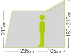 Quest Falcon Air 300 Drive Away Awning Low (180-120cm) (2022) -Outlet Camping Store a3507a 6 midsize