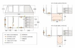 Vango Airbeam Vango Anantara IV 450xl Air Tent (2023) -Outlet Camping Store airbeam si pro floorplan anantara iii air 450xl with pods