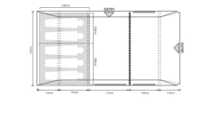 Outdoor Revolution Airedale 5.0s Tent (2022) -Outlet Camping Store airedale 5s 1