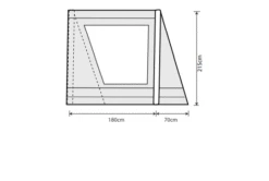Outdoor Revolution Airedale 6.0s / 6.0se Front Porch Extension -Outlet Camping Store airedale 6s se front porch extension fp 1