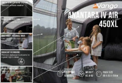 Vango Airbeam Vango Anantara IV 450xl Air Tent (2023) -Outlet Camping Store anantara iv air 450xl low res