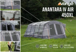 Vango Airbeam Vango Anantara IV 450xl Air Tent (2023) -Outlet Camping Store anantara iv air 450xl low res2