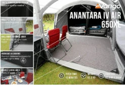 Vango Airbeam Vango Anantara IV 650xl Air Tent (2023) -Outlet Camping Store anantara iv air 650xl low res