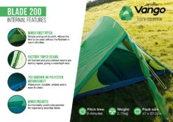 Vango Blade 200 Tent (2022) -Outlet Camping Store blade 2002