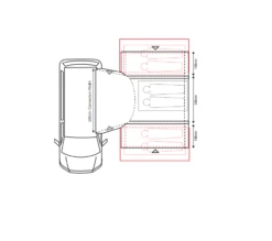 Outdoor Revolution Cayman Combo PC Air Mid Awning (210-255cm) -Outlet Camping Store cayman combo floor 1