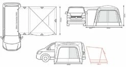 Outdoor Revolution Cayman F/G Low Awning (180-220cm) -Outlet Camping Store cayman fg fp