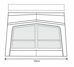 Outdoor Revolution Esprit Pro X 350M Awning (220-290cm) -Outlet Camping Store esprit 350 x fl2