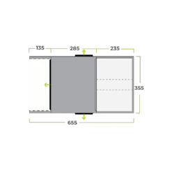 Zempire Evo TL V2 Air Tent (2023) -Outlet Camping Store evo tl 0197002 floor plan 001 a 1