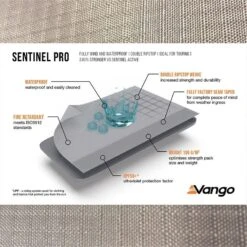 Vango Airbeam Vango Airhub Hexaway II Tall Awning (2022) -Outlet Camping Store fabric diagrams sentinel pro caravan awning