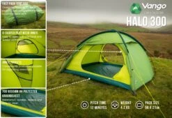 Vango Halo 300 Tent (2022) -Outlet Camping Store halo 300 low res2
