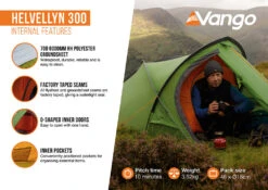 Vango Helvellyn 300 Tent (2022) -Outlet Camping Store helvellyn 3002