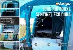 Vango Airbeam Vango Joro Air 600xl Dura Tent (2023) -Outlet Camping Store joro air 650xl sentinel eco dura low res