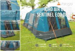 Vango Airbeam Vango Joro Air 600xl Dura Tent (2023) -Outlet Camping Store joro air 650xl sentinel eco dura low res2