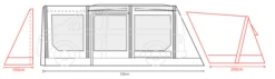 Outdoor Revolution Movelite T4E Highline Awning (255-305cm) -Outlet Camping Store movelite t4e floor3 pe 1