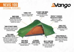 Vango Nevis 100 Tent (2023) -Outlet Camping Store nevis 100 small