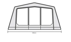 Outdoor Revolution O-Zone XTR Safari Front Porch Extension -Outlet Camping Store safari extension floorplans 3