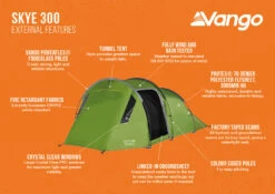 Vango Skye 300 Tent (2022) -Outlet Camping Store skye 300 infographic lr